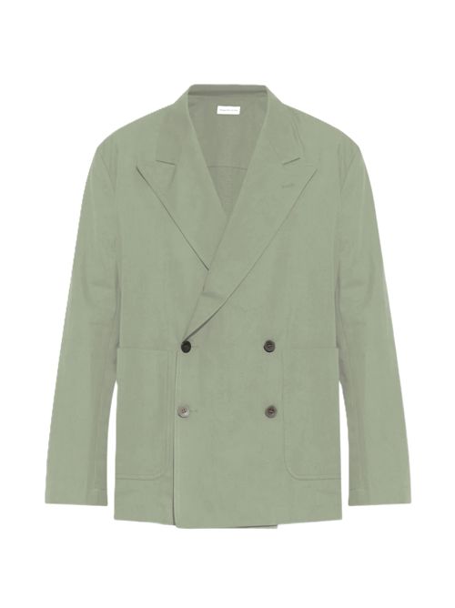 Dries Van Noten Caplans Bis double-breasted pocket blazer DRIES VAN NOTEN | 261-020718-3309602 PISTACHE